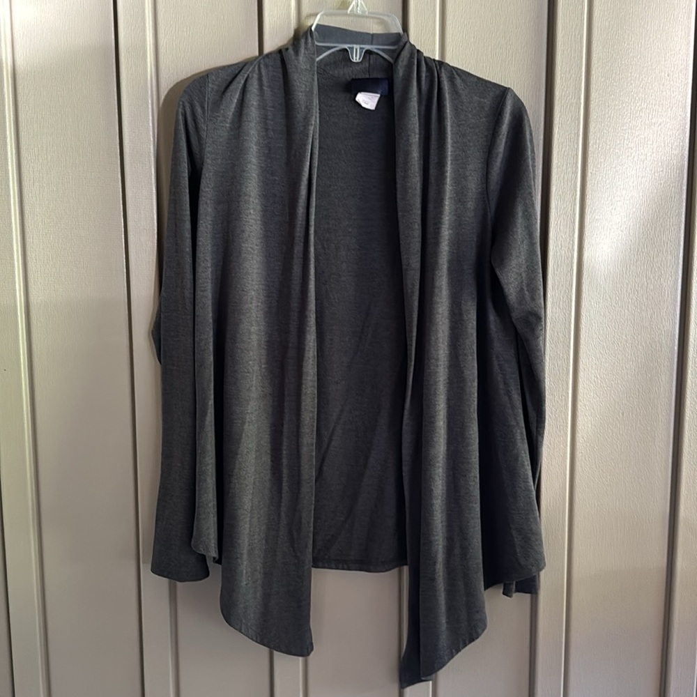 Gray Cardigan Size Large - Picture 1 of 4